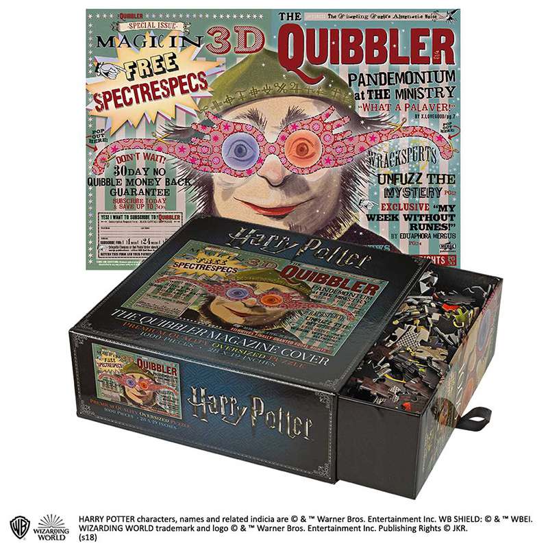 Puzzle Copertina del Cavillo Harry Potter Noble Collections 70x48cm 1000pz