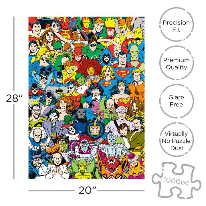 Puzzle DC Retrò Aquarius Ent 70x50cm 1000pz