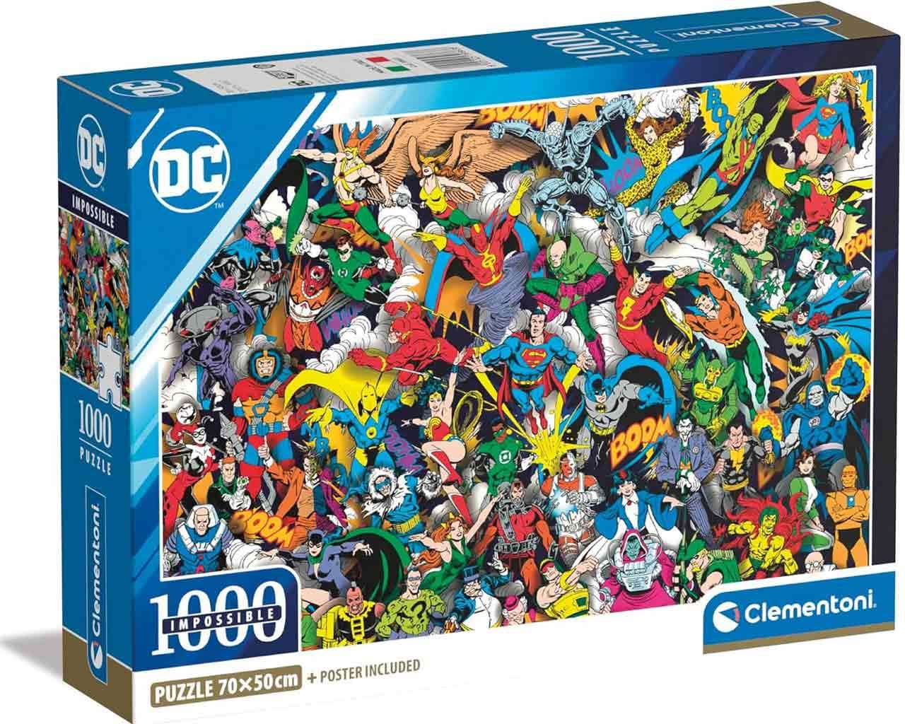 Puzzle DC Silver Age IMPOSSIBILE 70x50cm 1000pz
