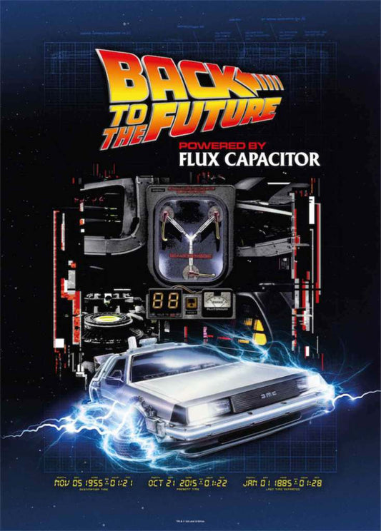 Puzzle Flusso Canalizzatore Ritorno al Futuro SD Toys 70x50cm 1000pz