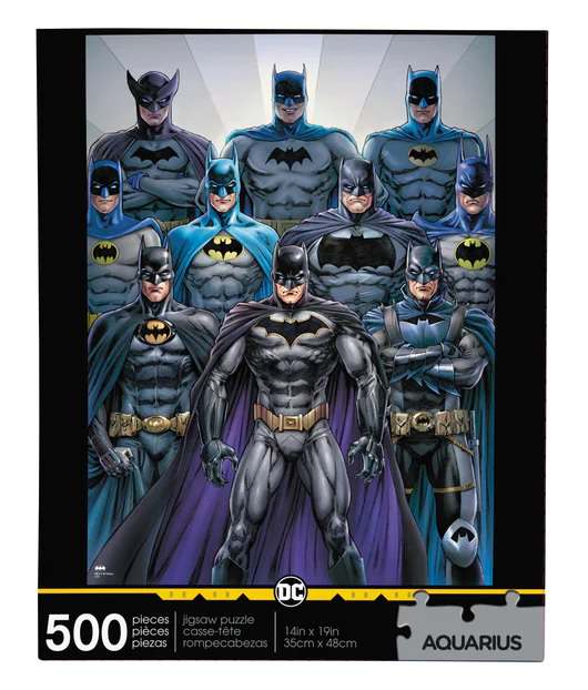 Puzzle Batman Suits DC Aquarius Ent 35x48cm 500pz